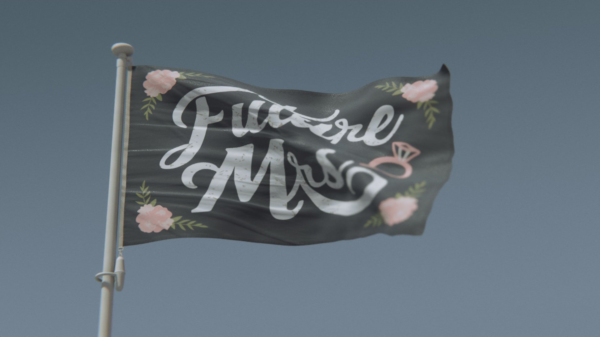 Cargar vídeo: Bandera de compromiso de la futura señora