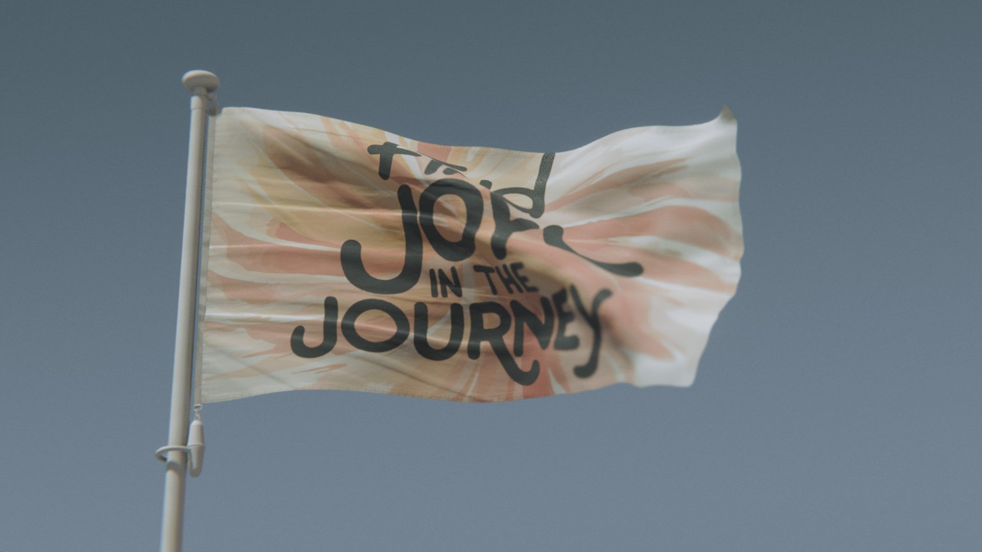 Load video: Find Joy In The Journey Motivational Flag