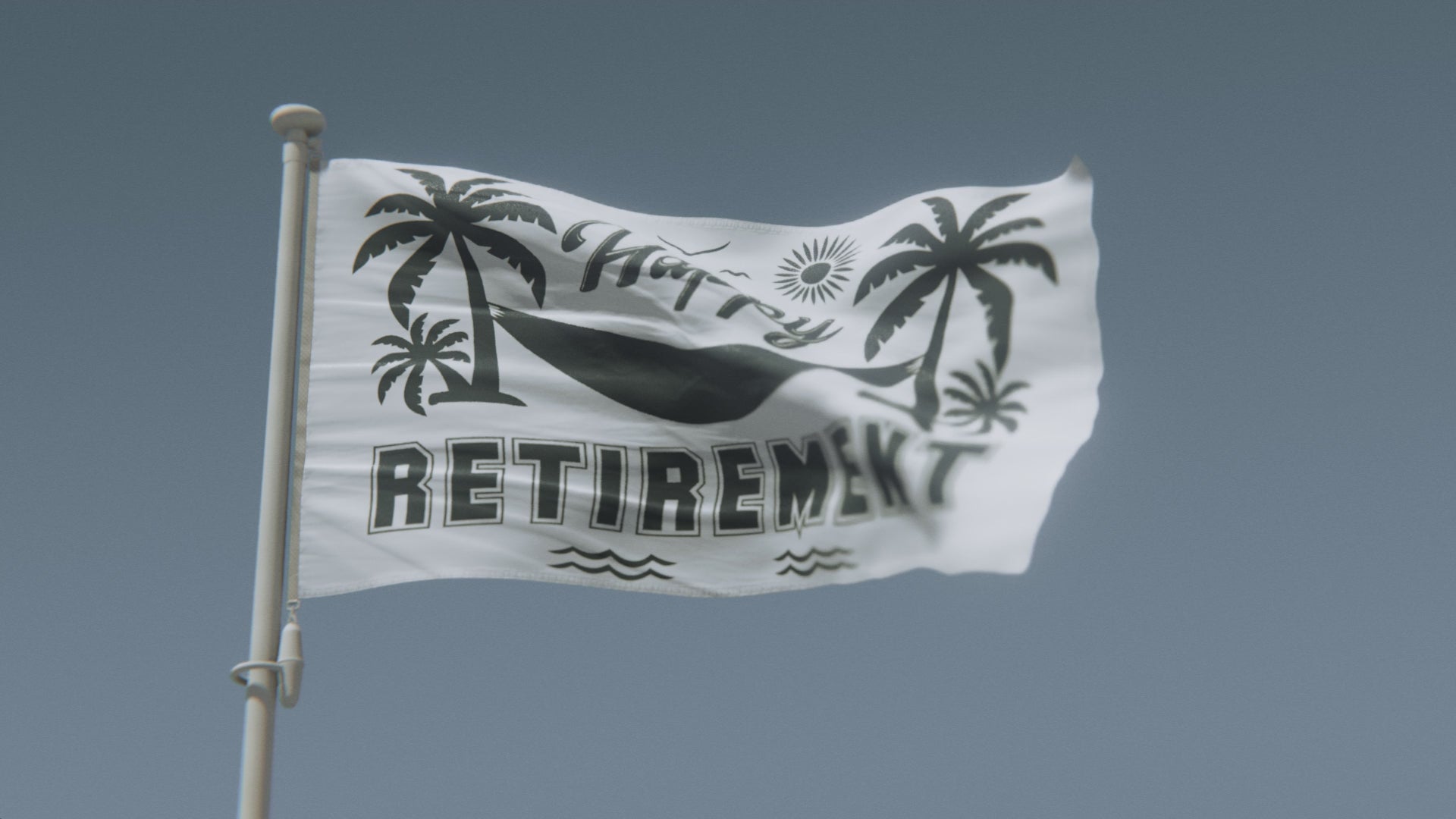 Cargar vídeo: Bandera de regalo de feliz jubilación