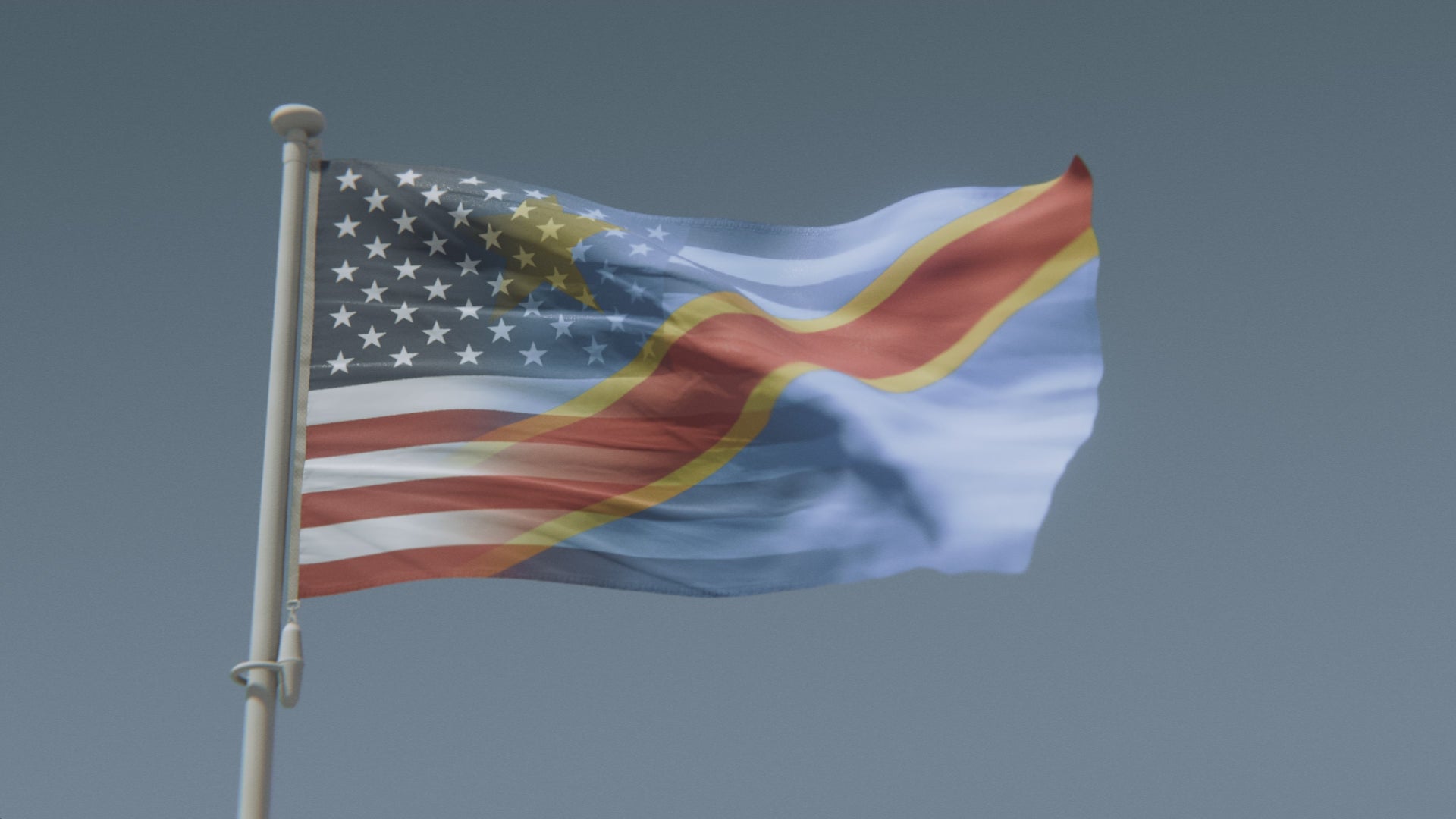 Load video: Congolese American Hybrid Flag