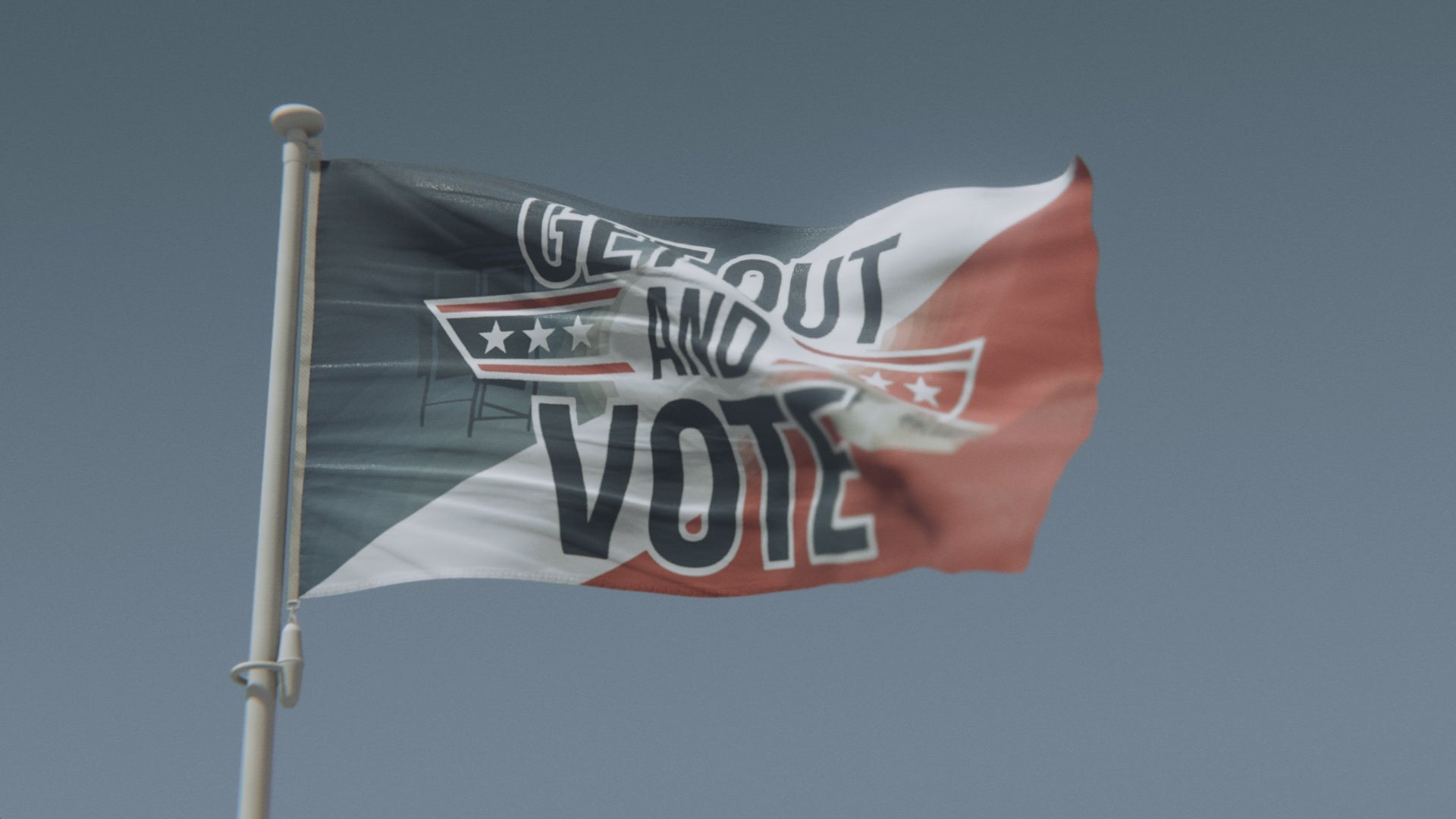 Load video: Get Out And Vote Flag