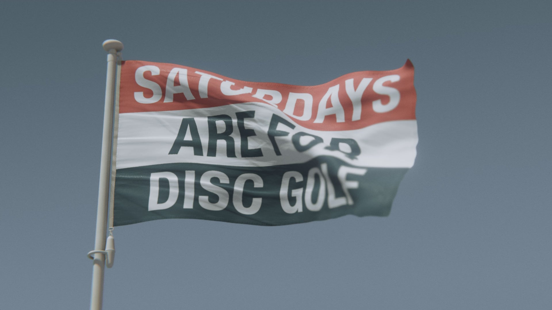 Load video: Saturdays Are for Disc Golf Flag
