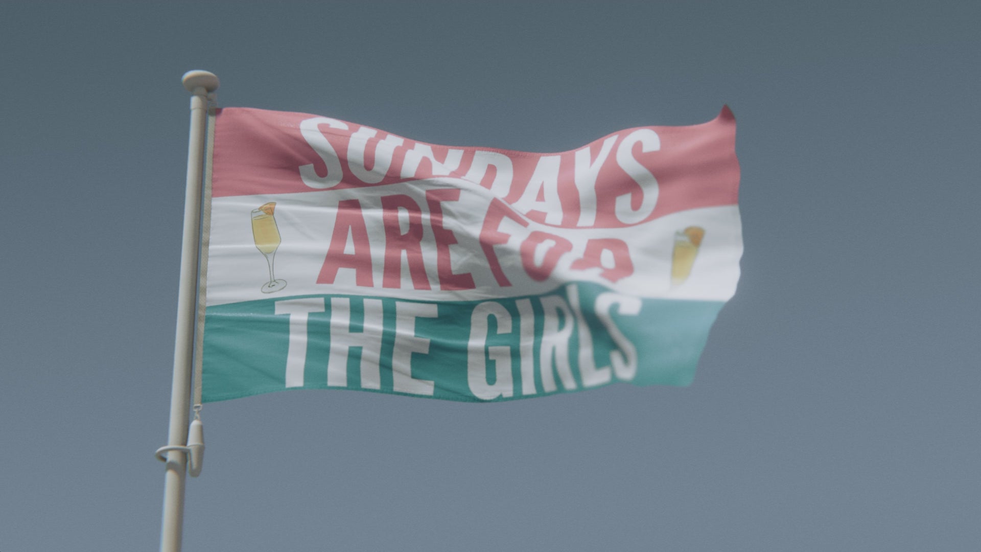 Load video: Sundays Are For the Girls Flag