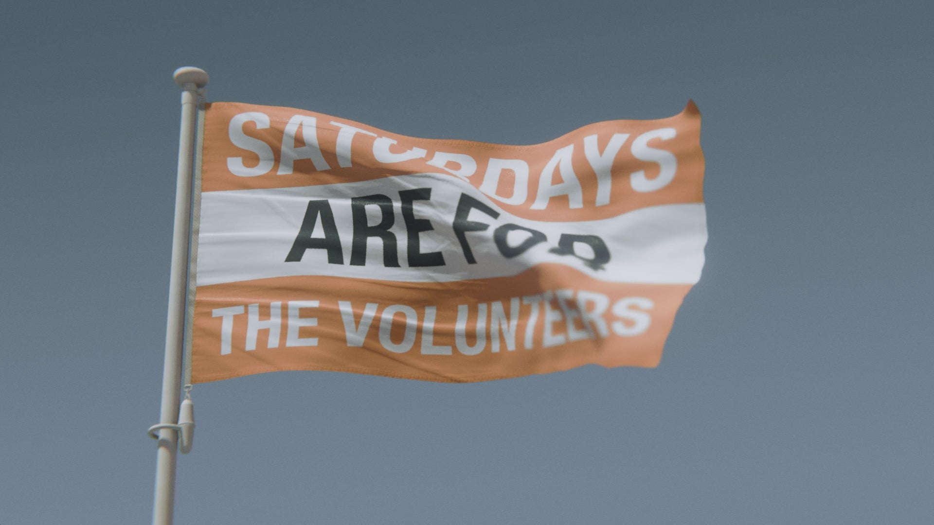 Load video: Saturdays Are for the Volunteers Flag