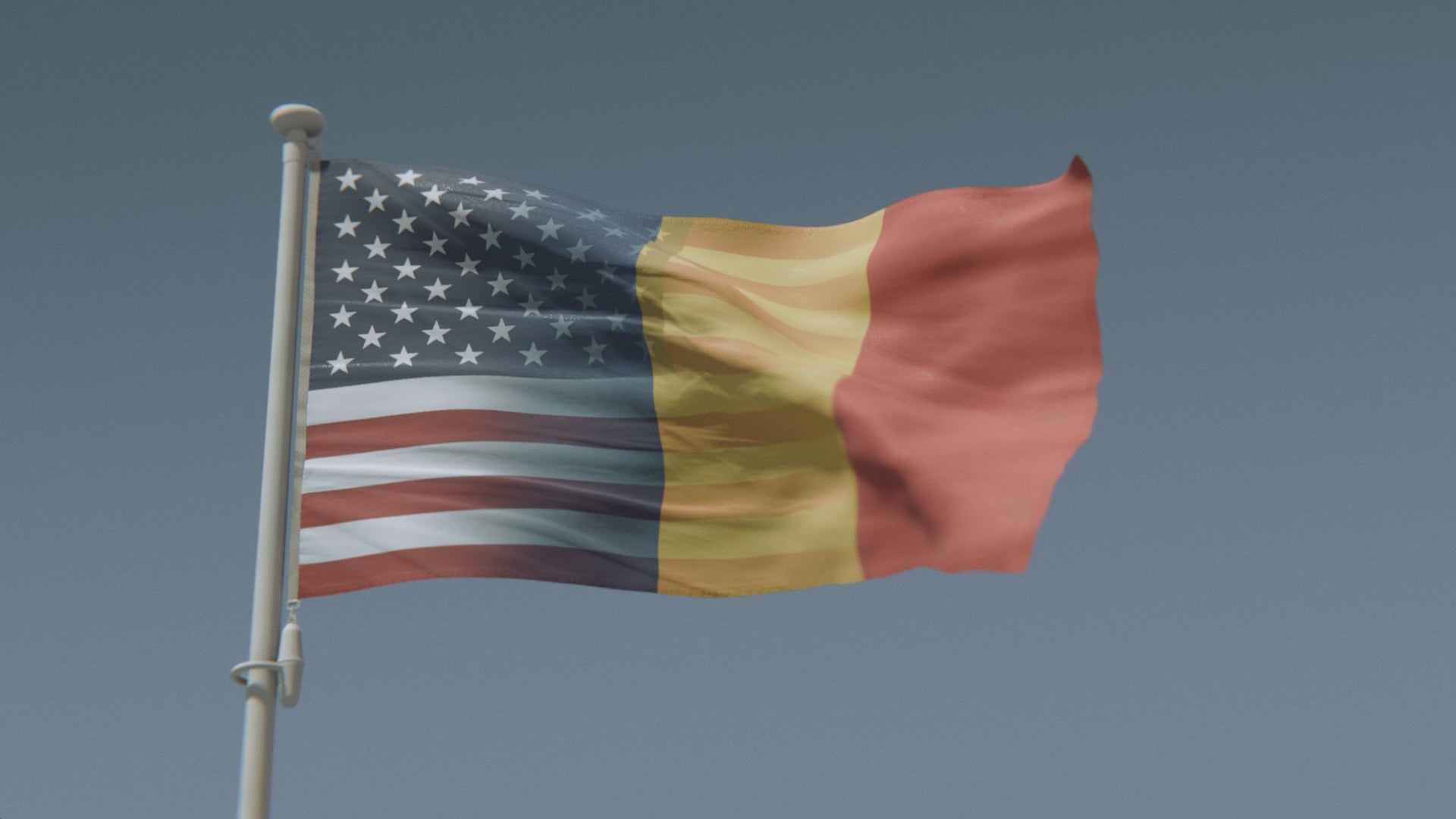 Load video: Romanian American Hybrid Flag