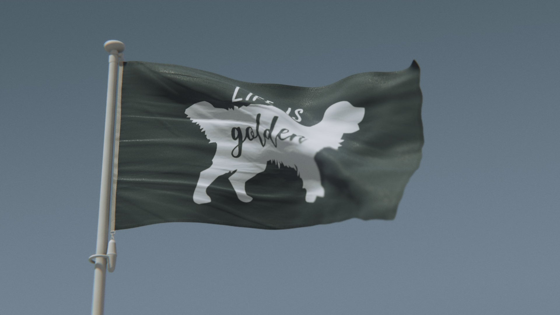 Load video: Life is Golden Flag