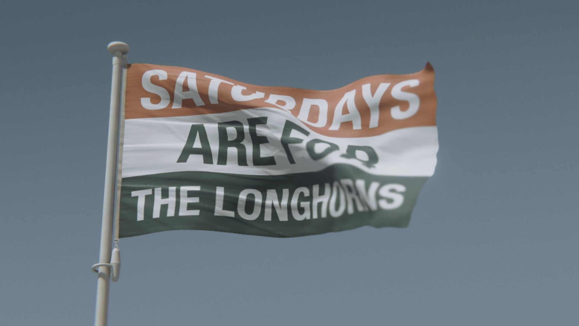 Load video: Saturdays Are for the Longhorns Flag