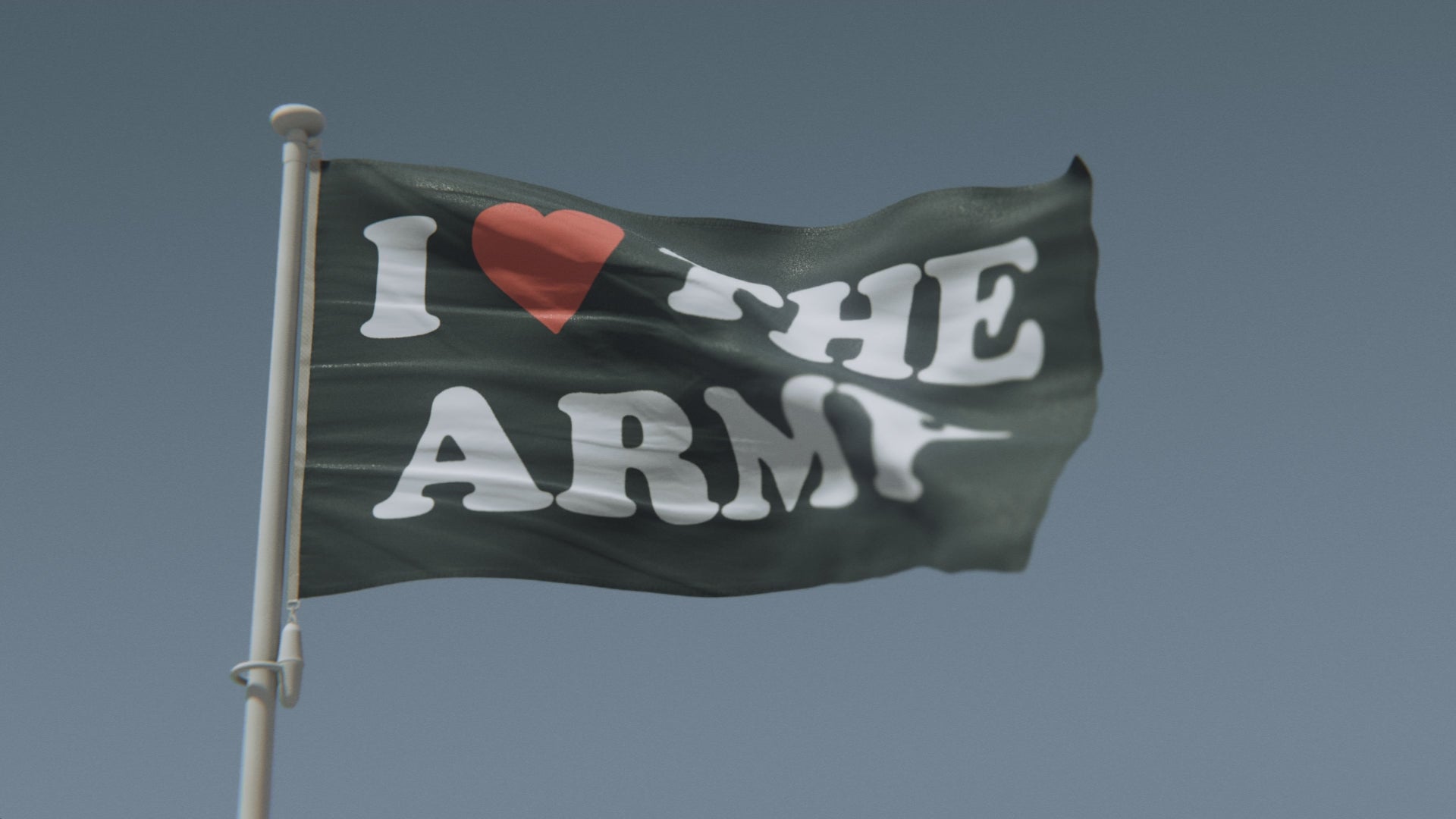 Load video: I Love The Army Flag