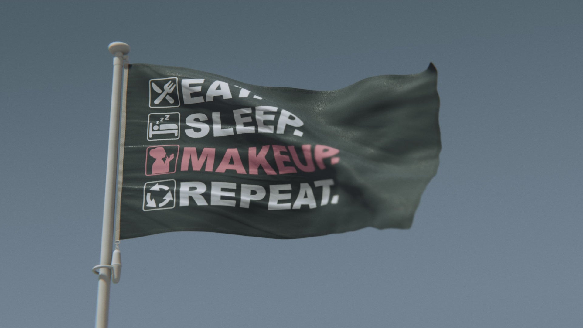 Load video: Eat Sleep Makeup Repeat Flag
