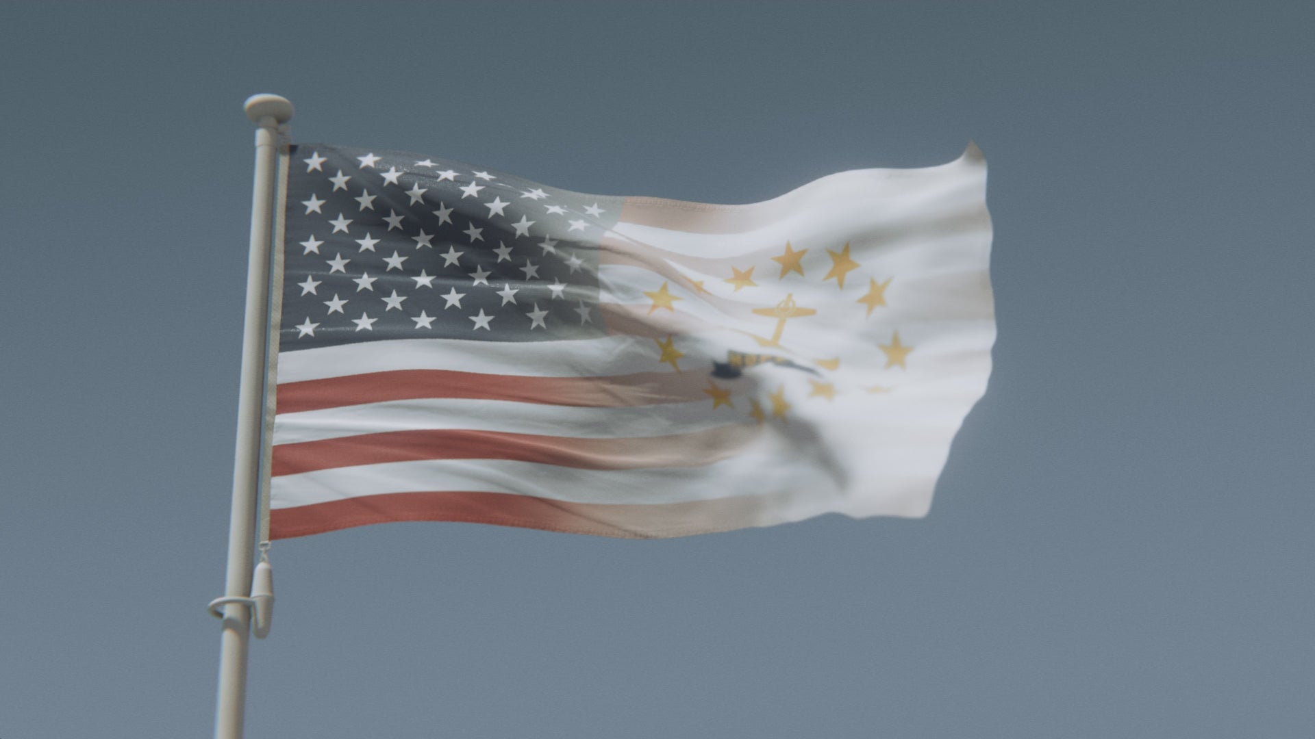 Charger la vidéo : Mélange Rhode Island et drapeau américain