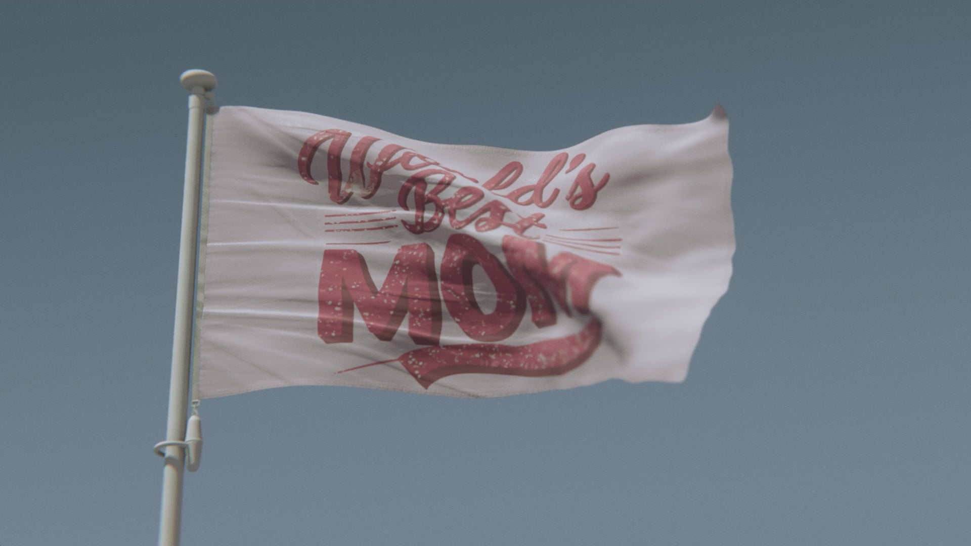 Load video: World&#39;s Best Mom Flag