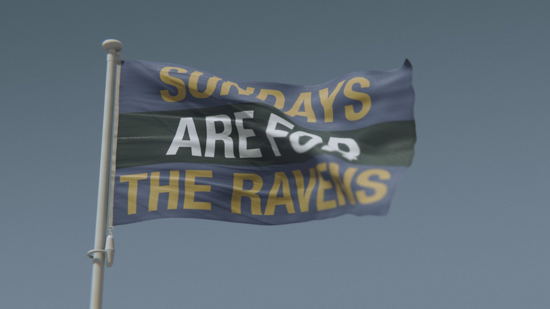 Load video: Sundays Are for the Ravens Flag
