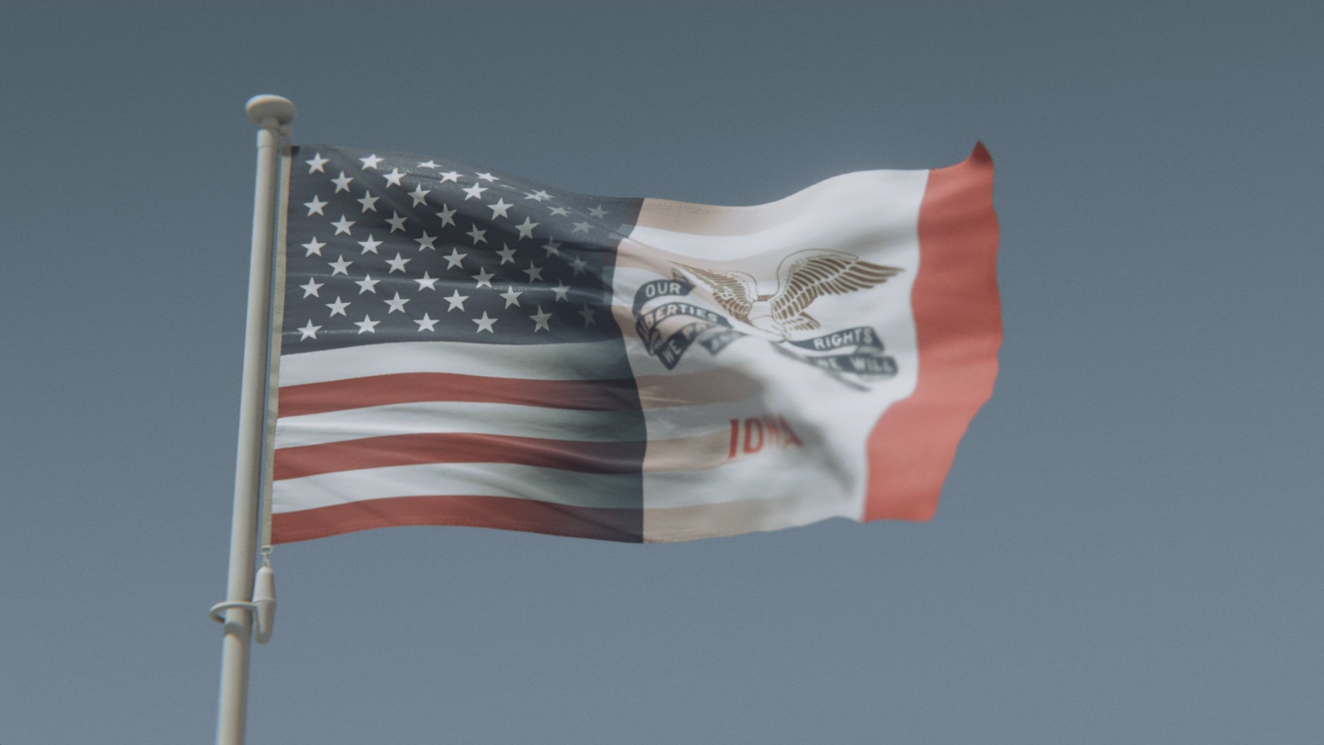 Charger la vidéo : Mélange Iowa et drapeau américain