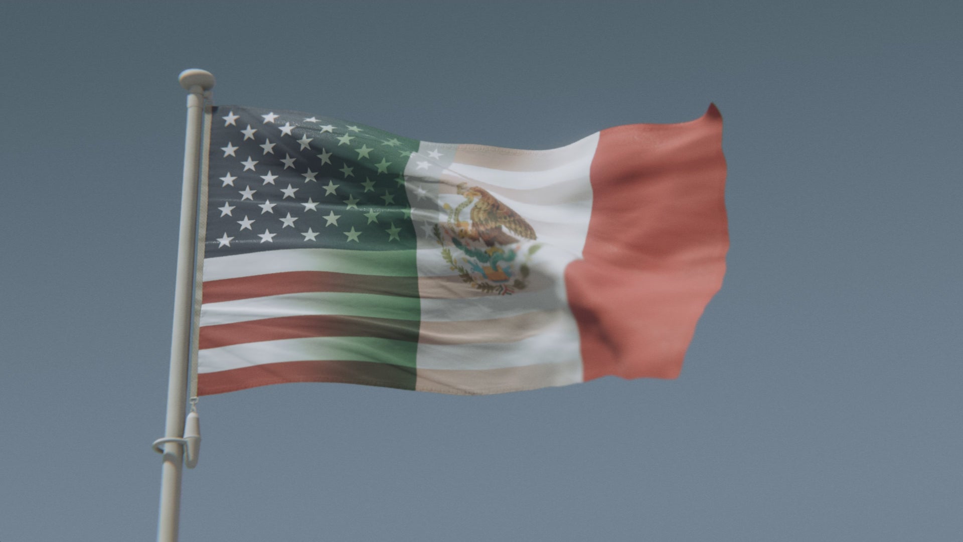 Load video: Mexican American Hybrid Flag