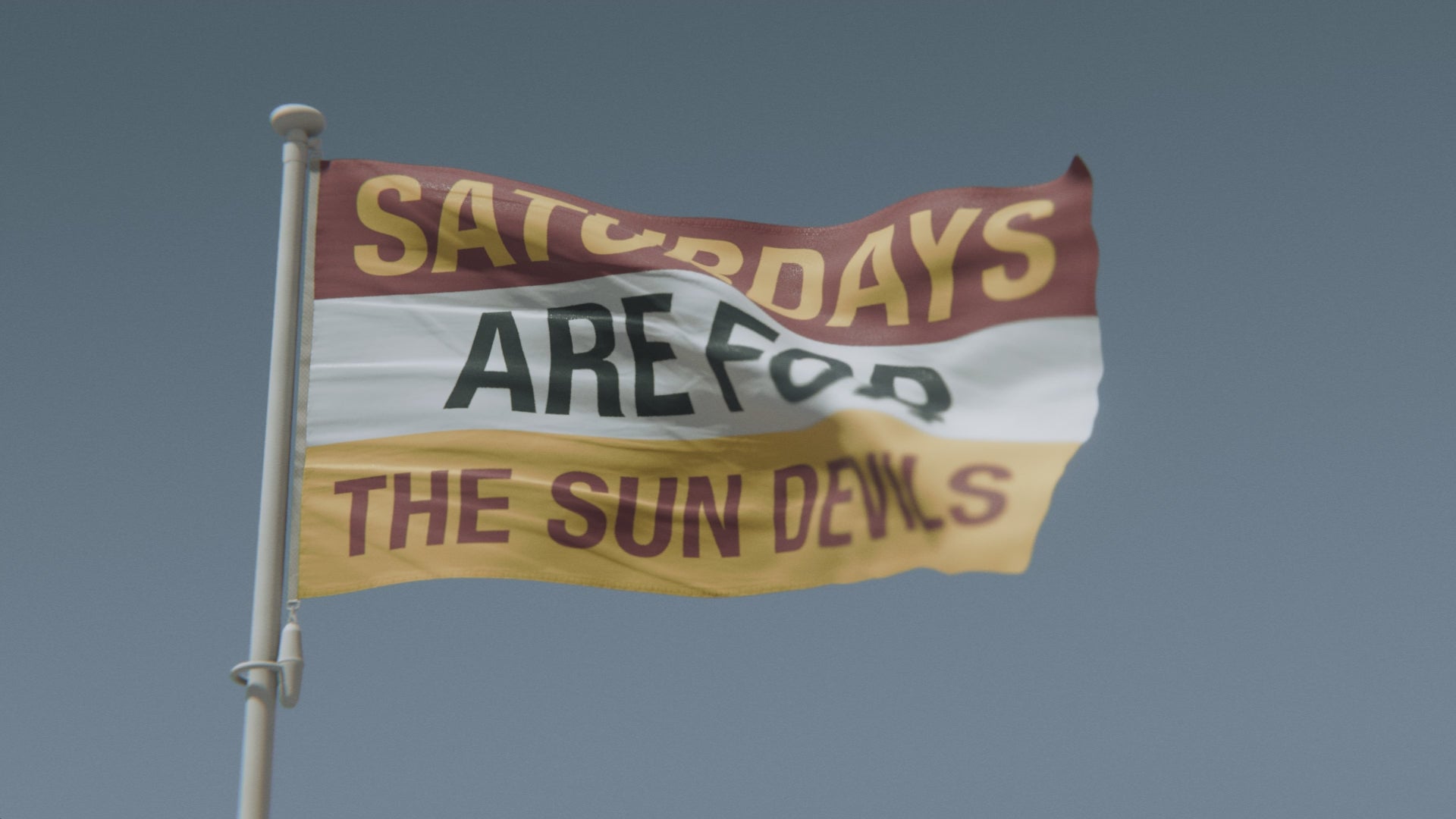 Load video: Saturdays Are for the Sun Devils Flag