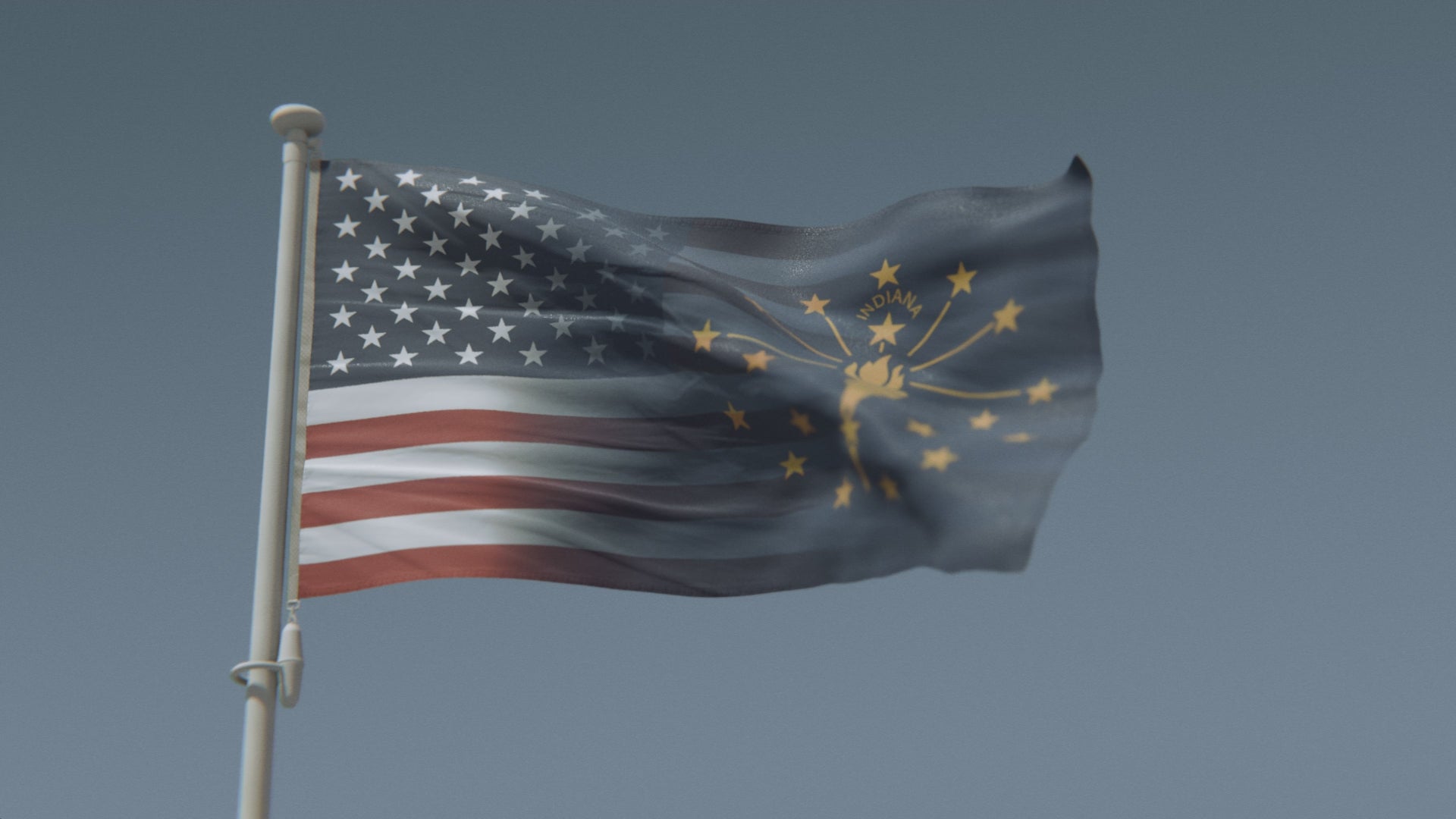 Charger la vidéo : Mélange Indiana et drapeau américain