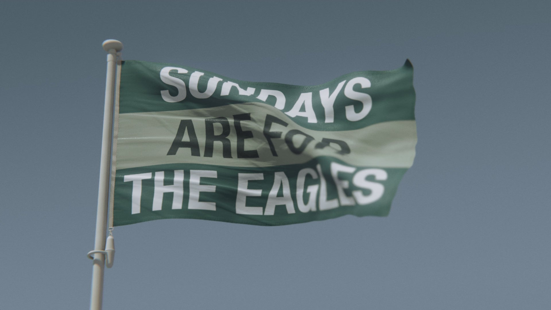 Load video: Sundays Are for the Eagles Flag