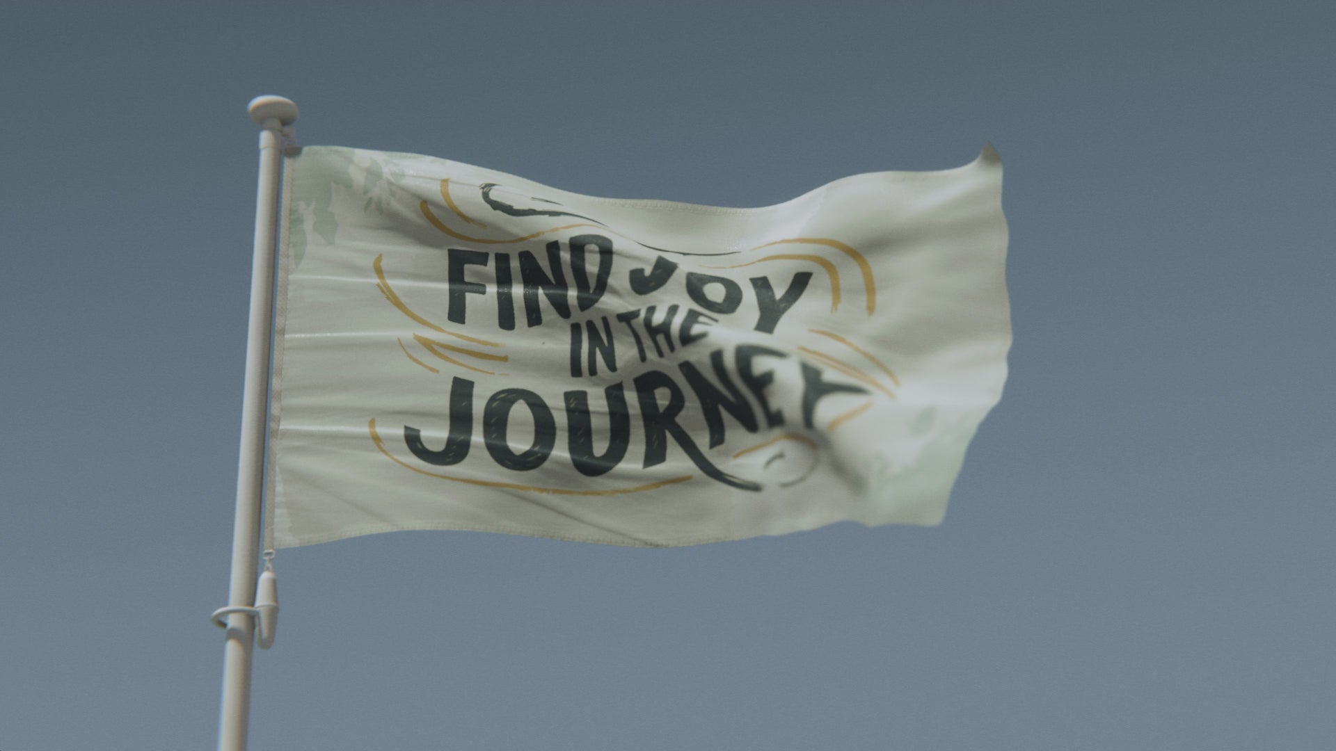 Load video: Find Joy In The Journey Flag