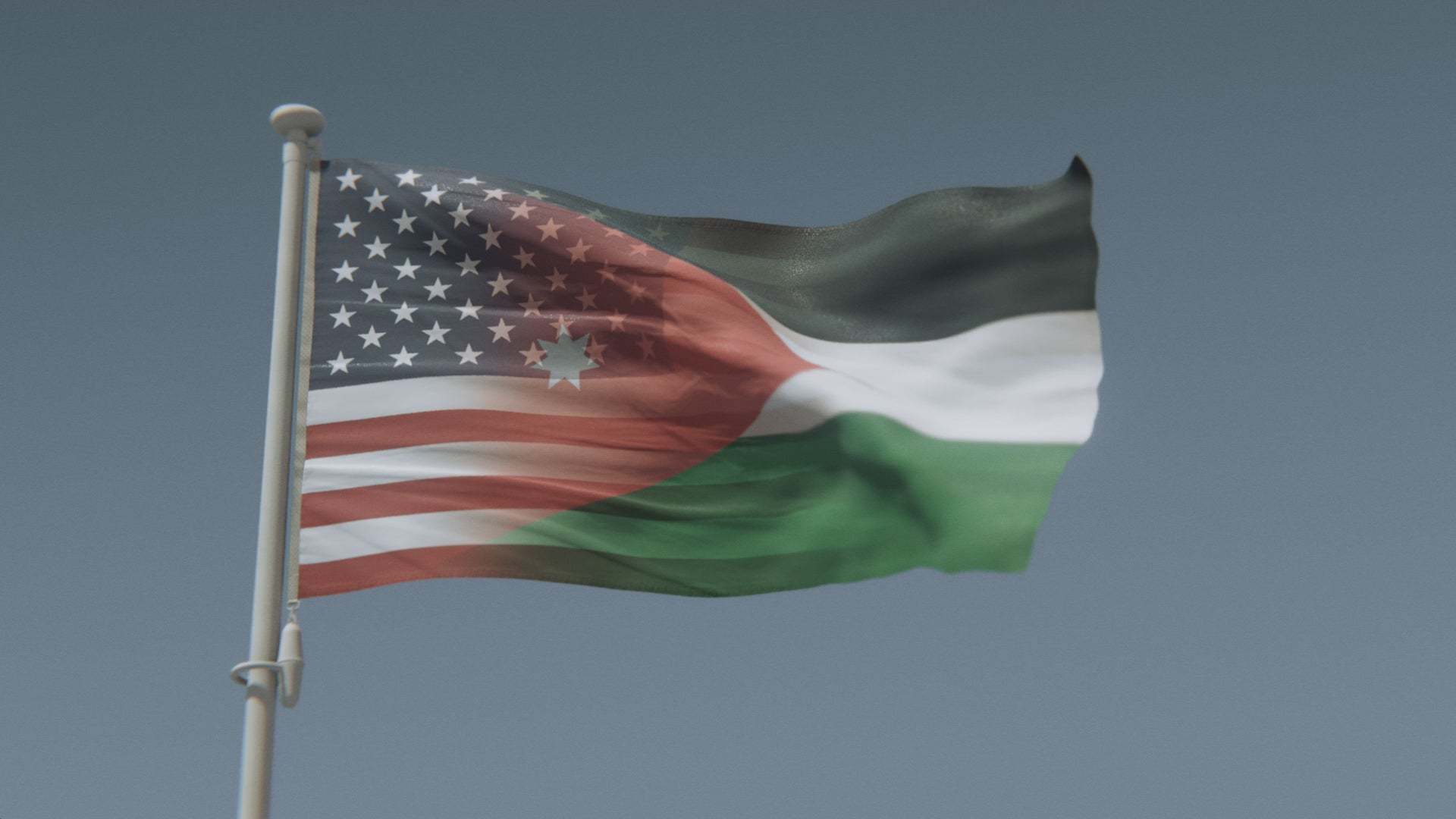 Load video: Jordanian American Hybrid Flag