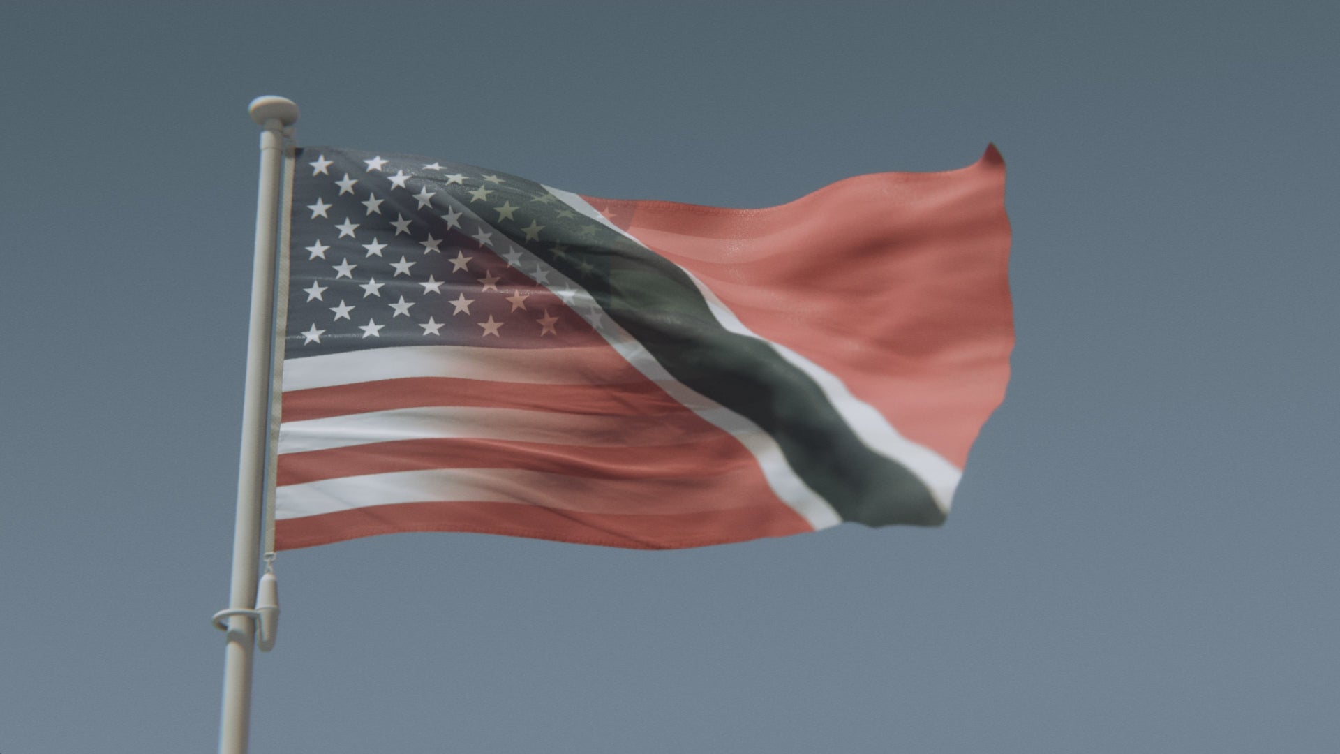 Cargar vídeo: Bandera híbrida estadounidense de Trini