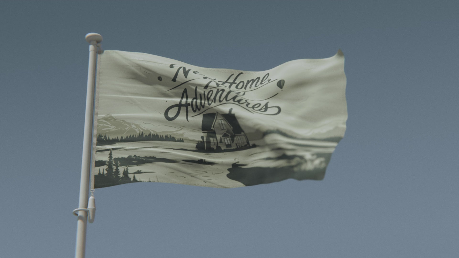 Load video: New Home New Adventures Flag