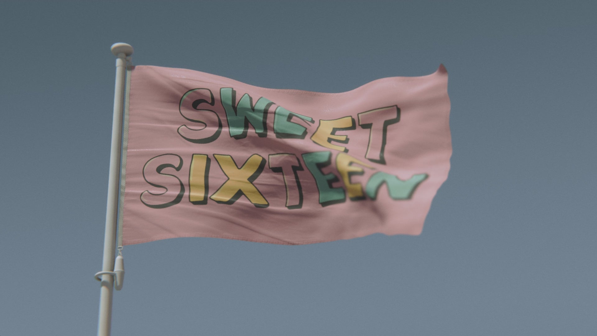 Load video: Sweet Sixteen Flag