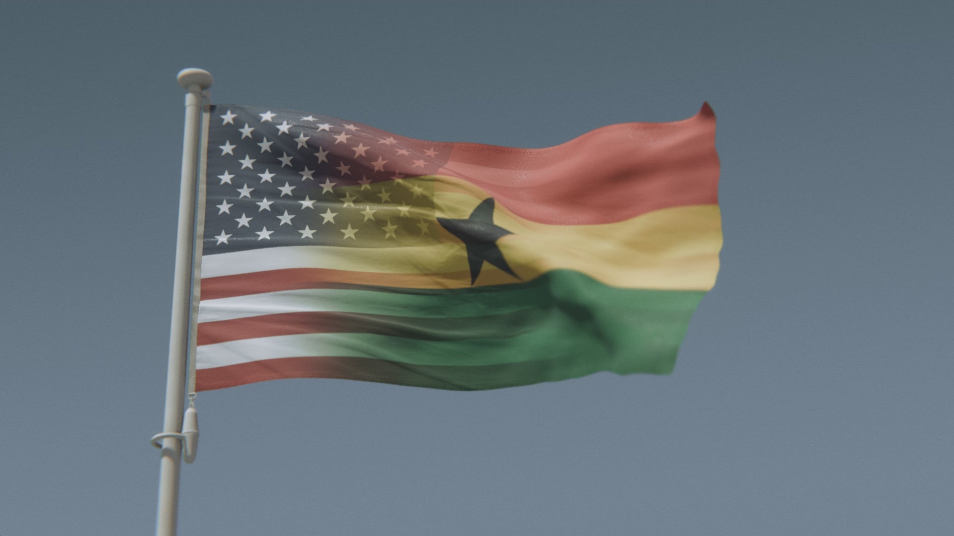 Load video: Ghanaian American Hybrid Flag