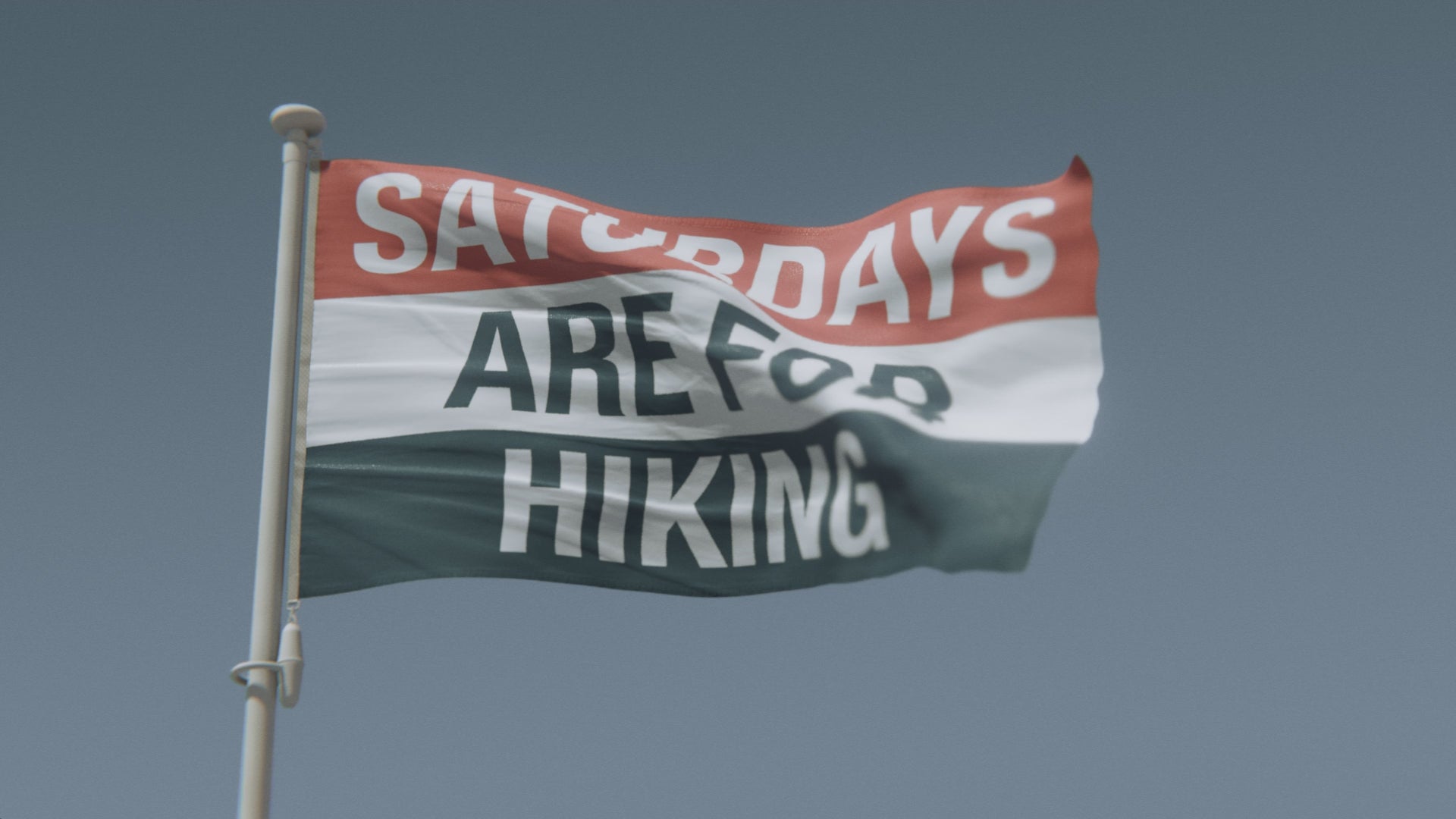 Cargar vídeo: Los sábados son para hacer senderismo Bandera