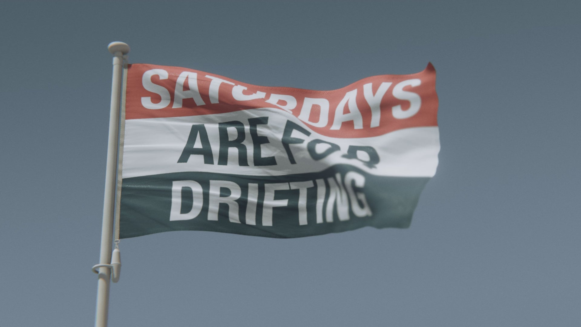Load video: Saturdays Are for Drifting Flag