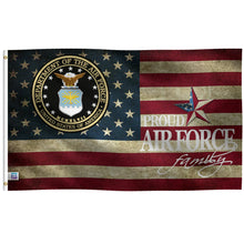 Load image into Gallery viewer, Proud U.S. Air Force Family Flag
