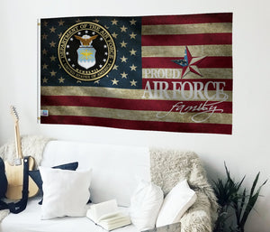 Proud U.S. Air Force Family Flag