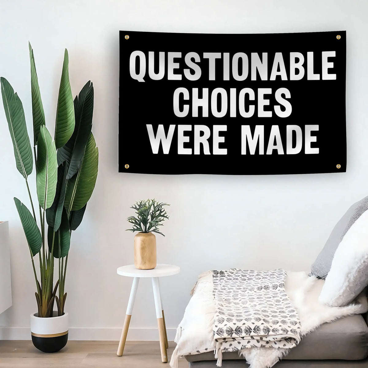 Questionable Party Questionable Choices Were Made Flag Meme Party Decor – Bannerfi