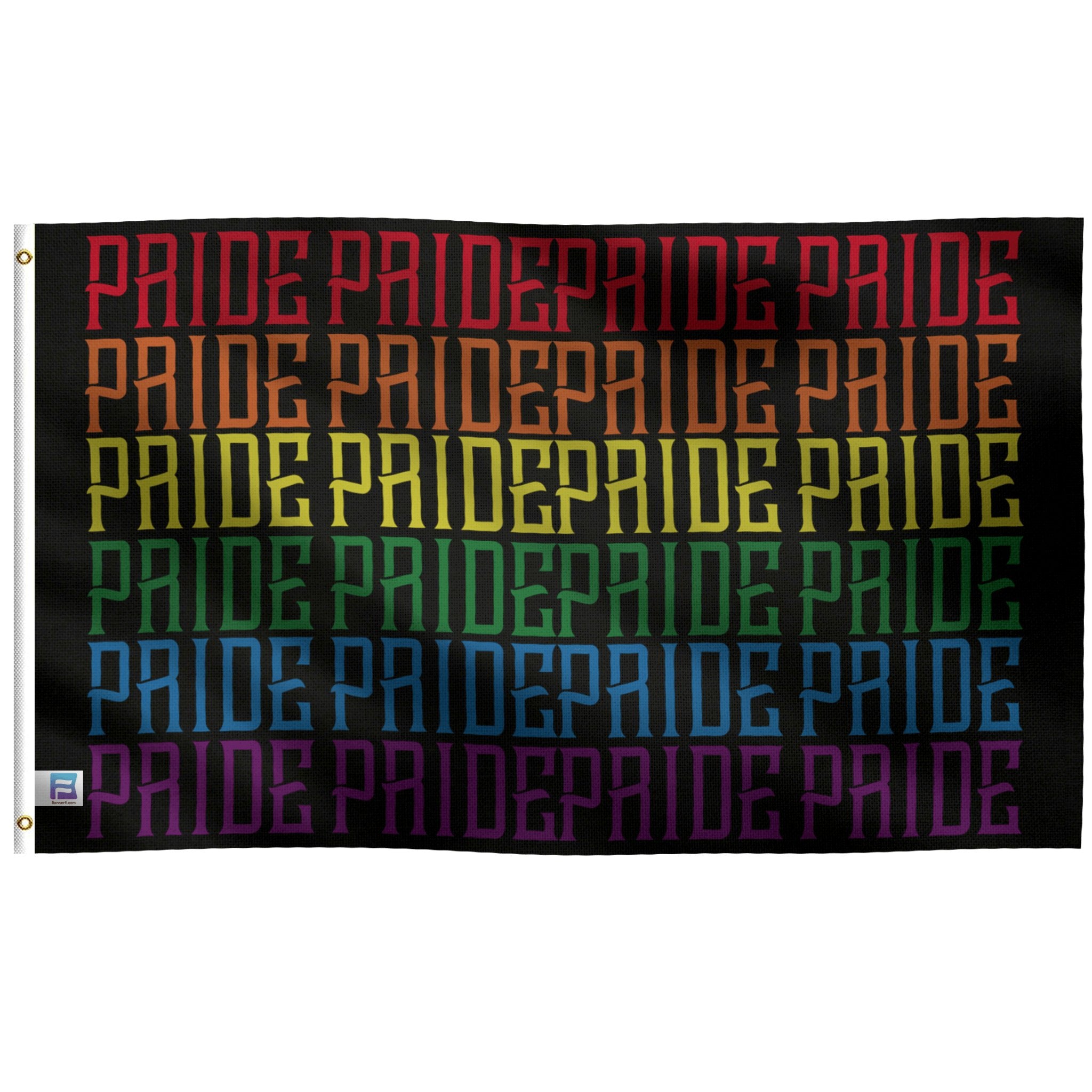 Rainbow Pride Stripes Flag - Bannerfi