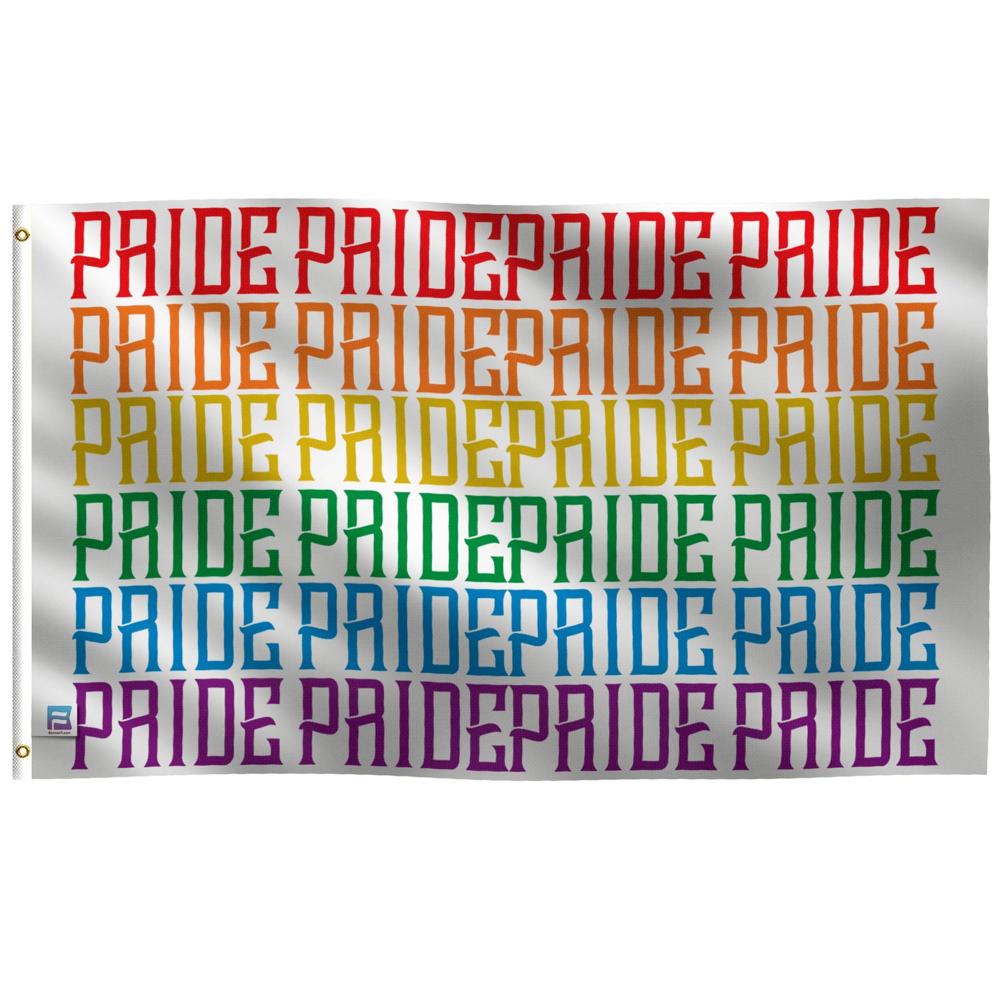 Rainbow Pride Stripes Flag - Bannerfi