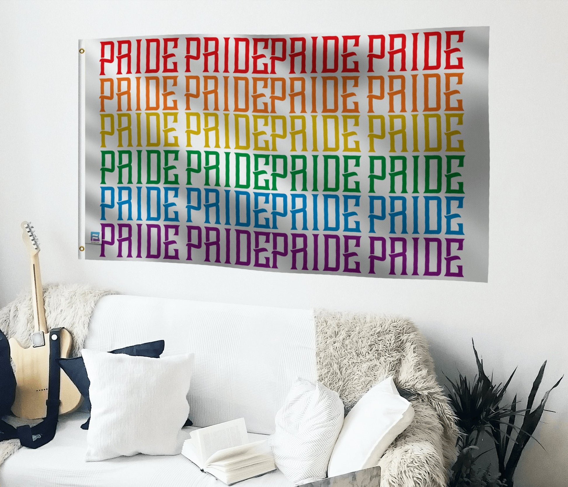 Rainbow Pride Stripes Flag - Bannerfi