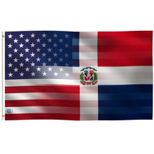 Load image into Gallery viewer, Dominican American Hybrid Flag - Bannerfi
