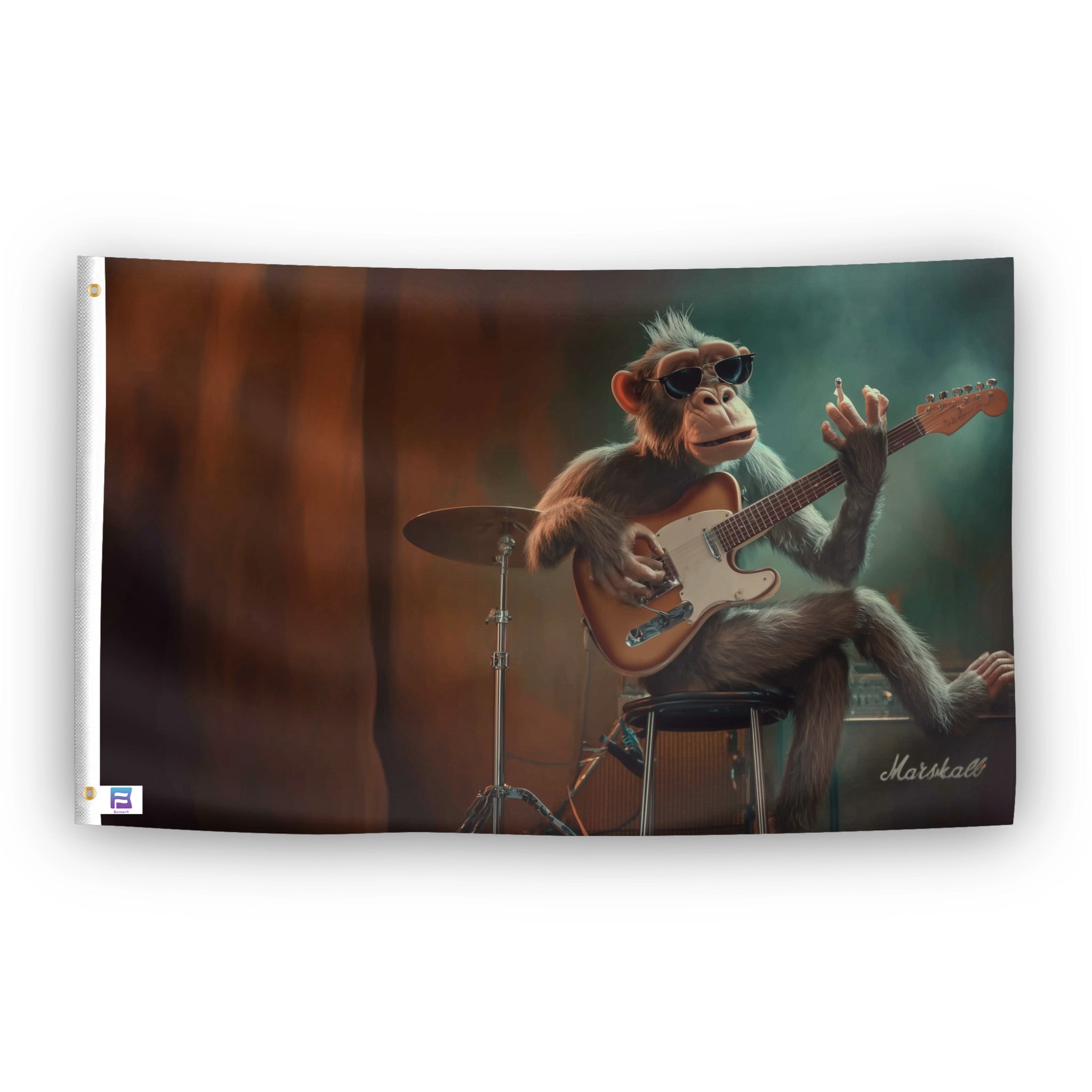 Rock Band Monkey Flag
