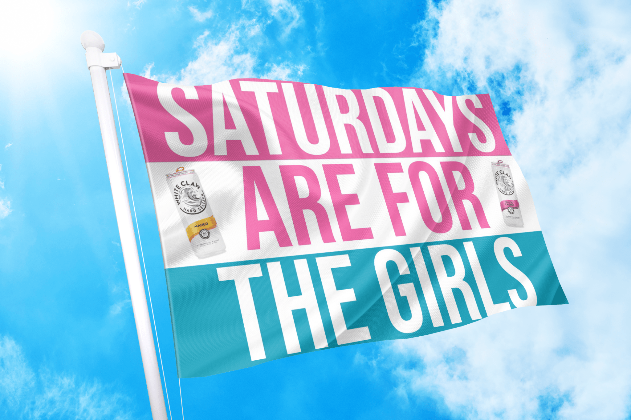 Saturdays Are For the Girls Flag