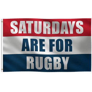 Saturdays Are for Rugby Flag - Flags by Bannerfi