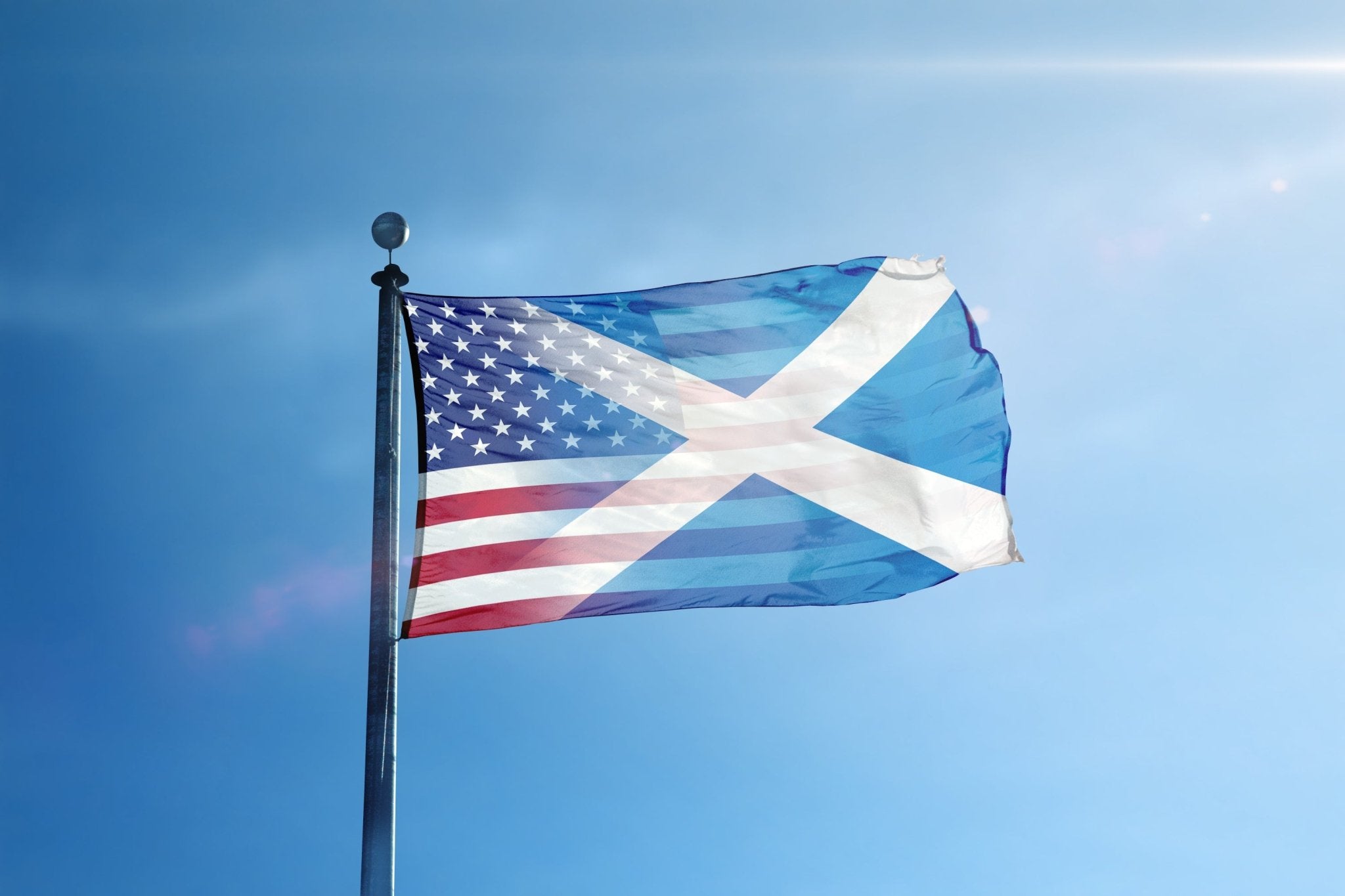 Scottish American Hybrid Flag