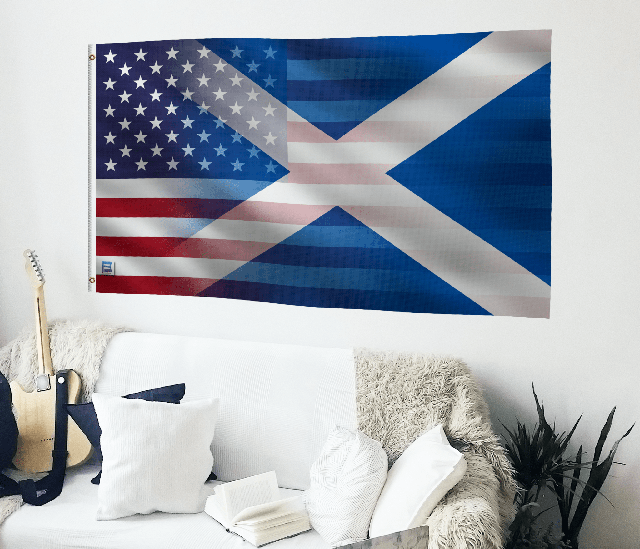 Scottish American Hybrid Flag