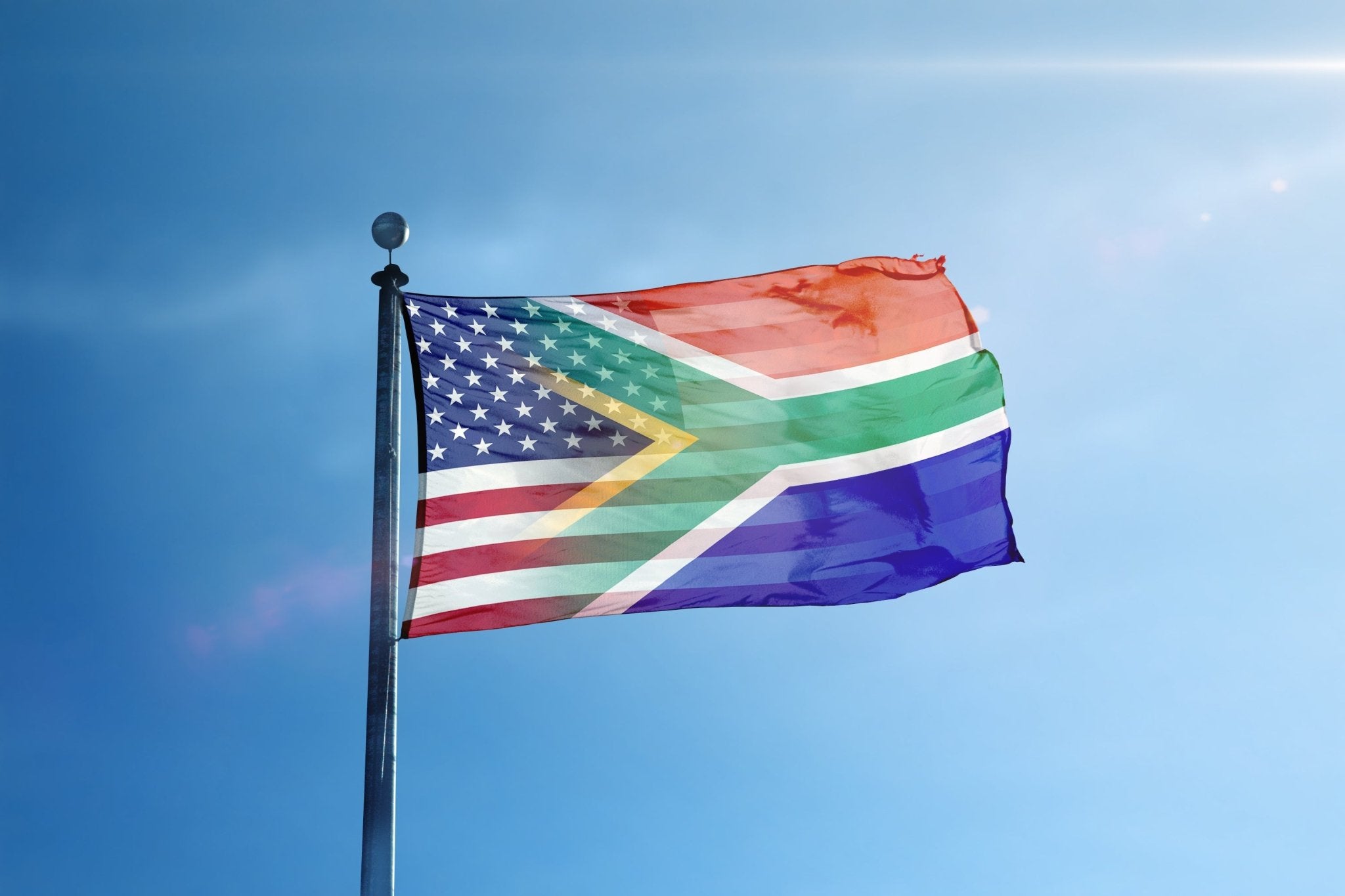 South African American Hybrid Flag