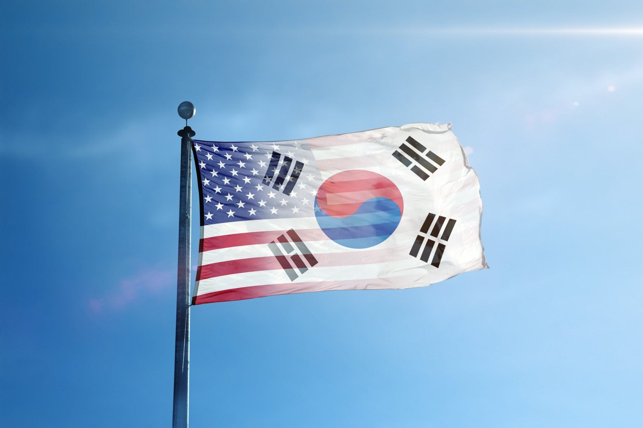 Korean American Hybrid Flag