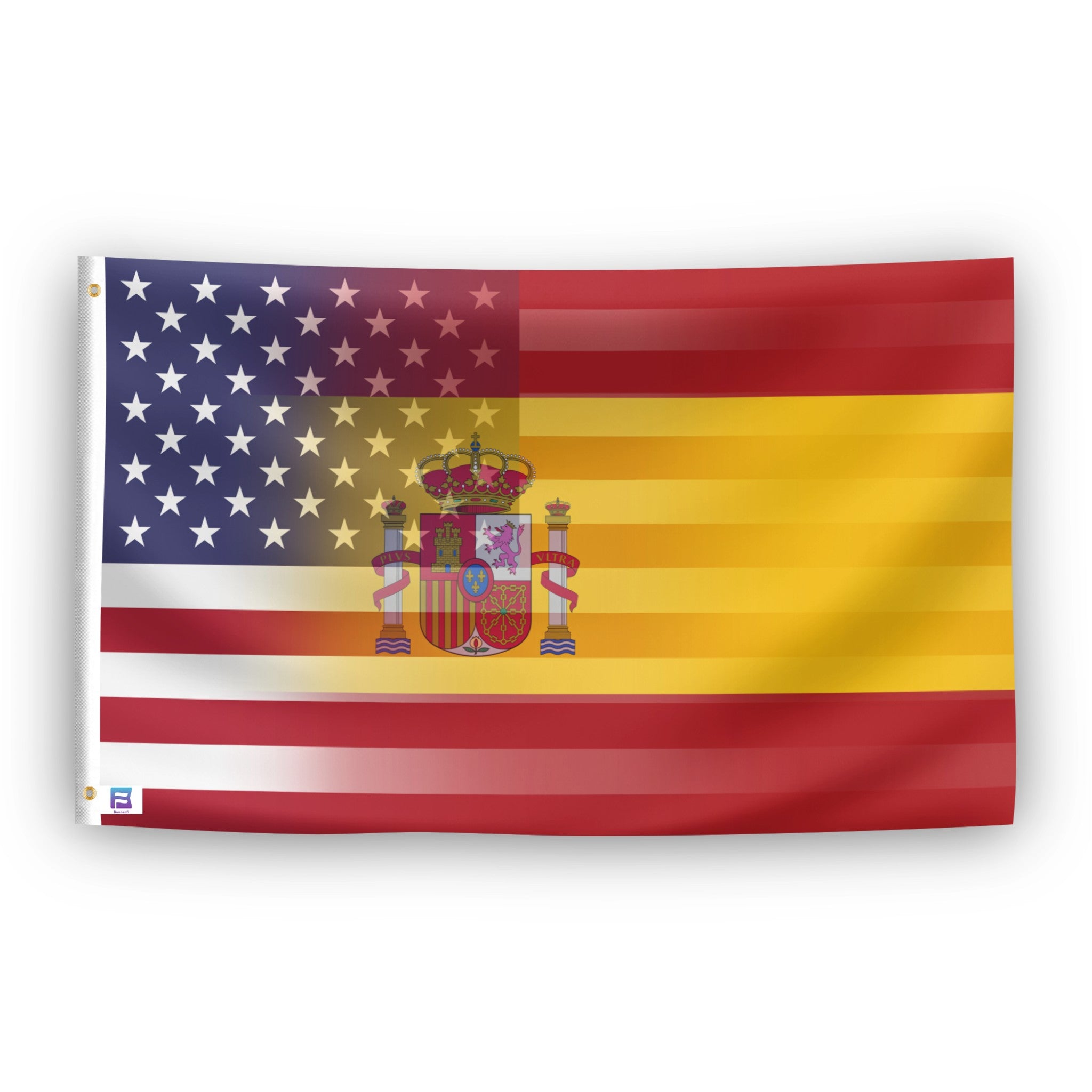 Spanish American Hybrid Flag with grommets - Flags by Bannerfi