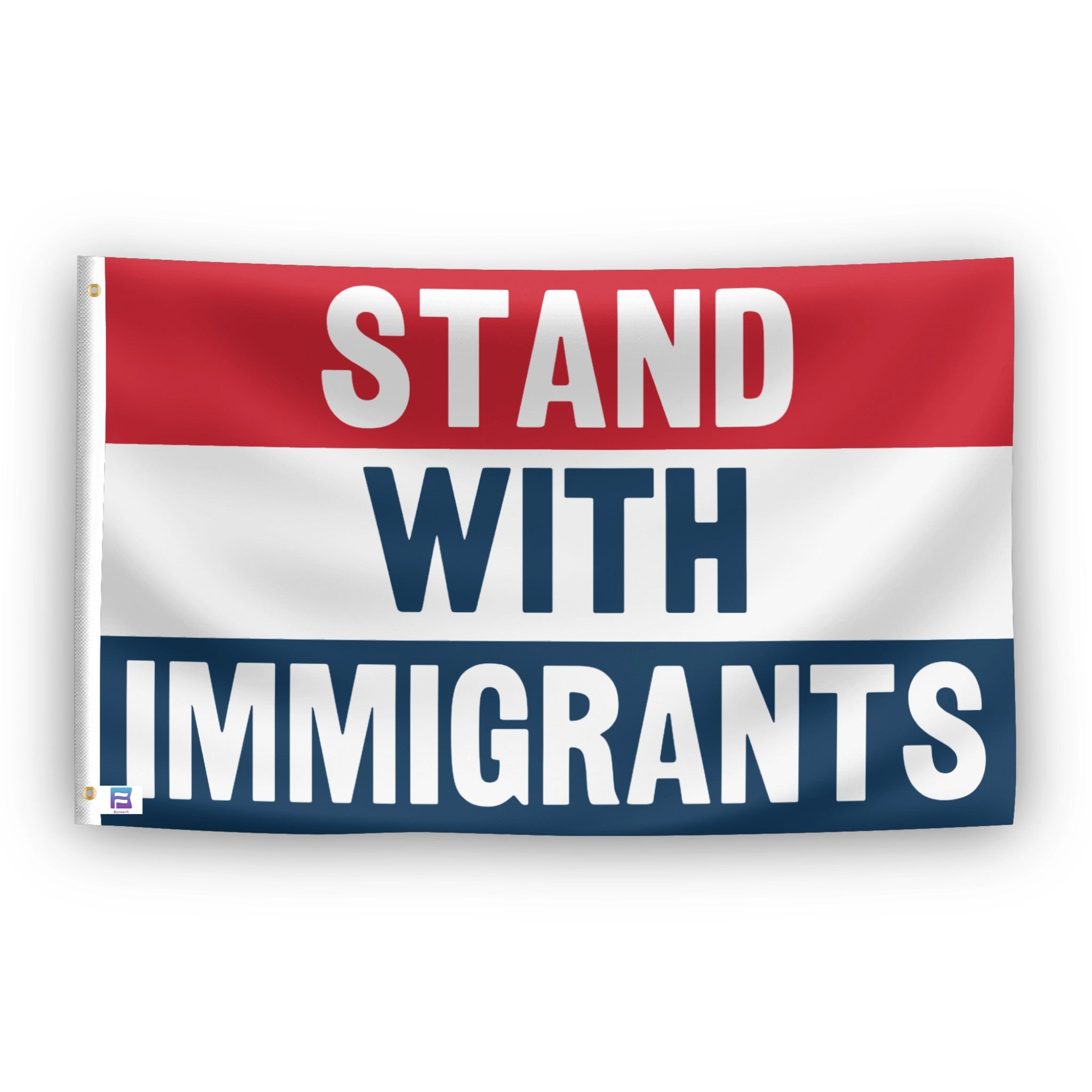 Stand With Immigrants Flag