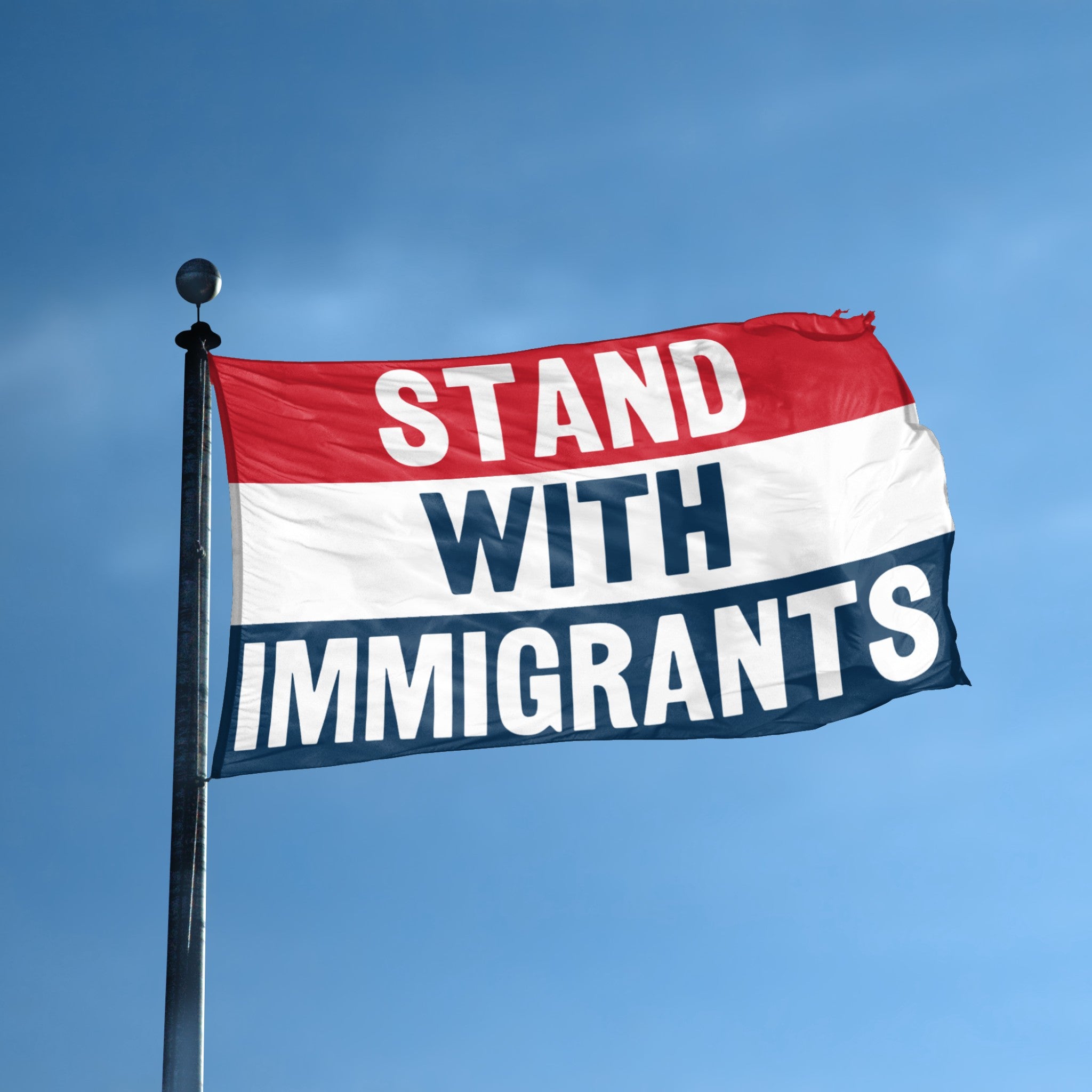 Stand With Immigrants Flag