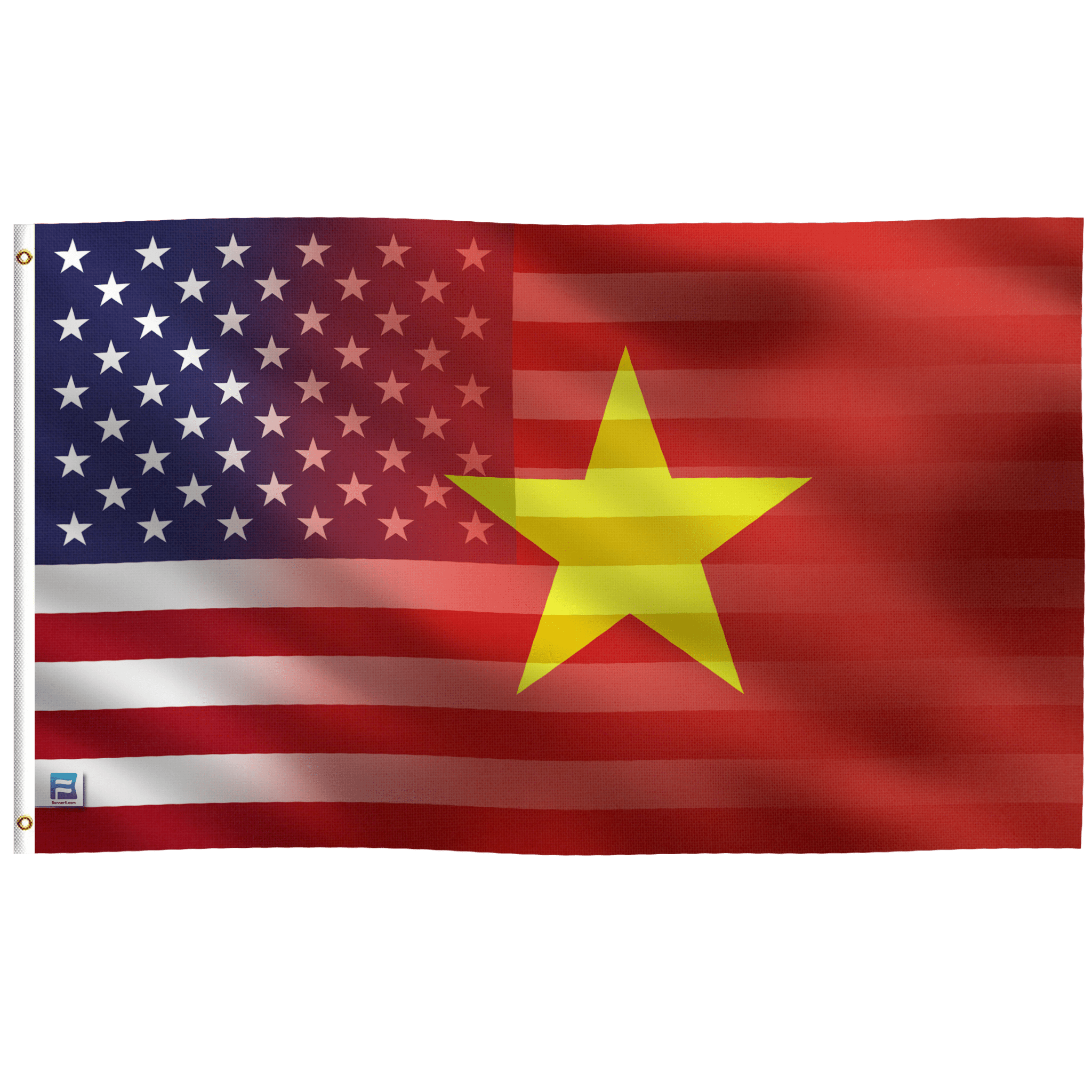 Vietnamese American Hybrid Flag