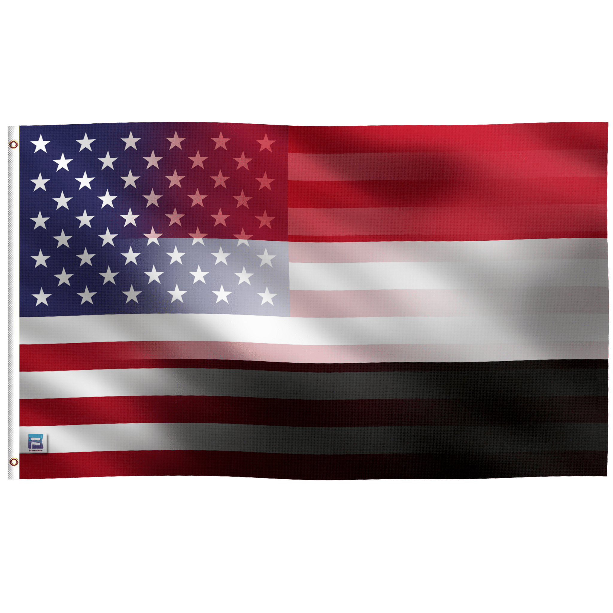 Yemeni American Hybrid Flag