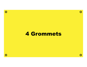 4 grommets