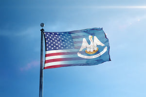 Louisiana & American Flag Blend
